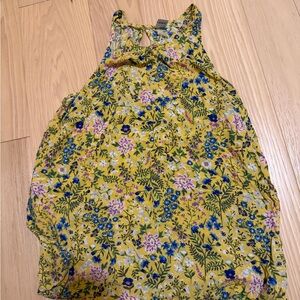 Old Navy Yellow Floral Top
